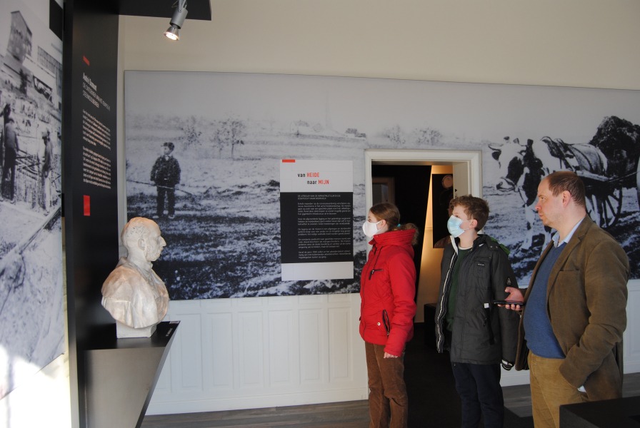 In het mijnmuseum van Beringen